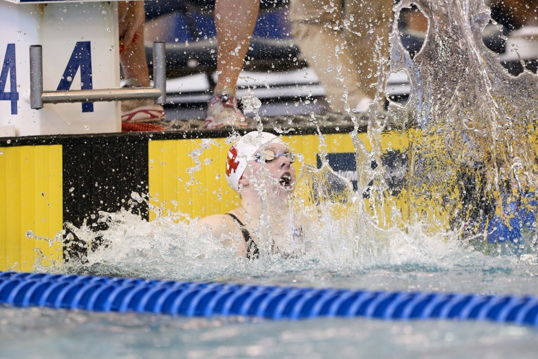 Lilly King Breaks American 100 BR Record With 57.15 At NCAA Prelims