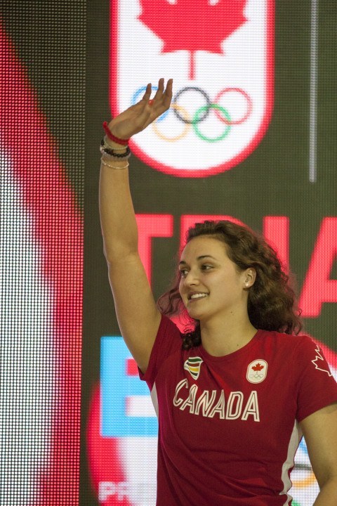 Kylie Masse Breaks CAN Record In 100 Back, Wins First Olympic Medal