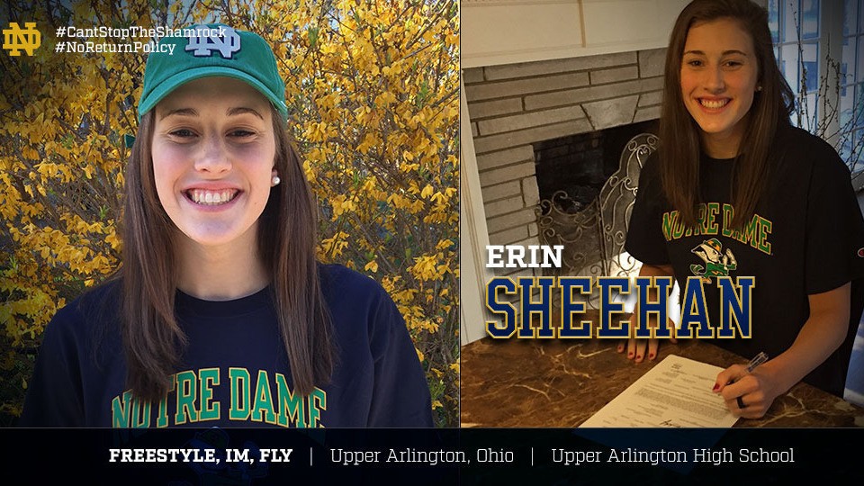 Ohio HS State Champion Erin Sheehan A Late Signee For Notre Dame