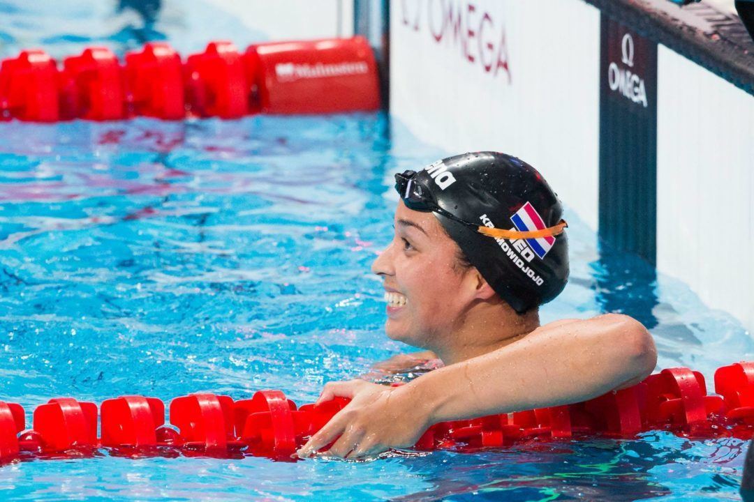 Ranomi Kromowidjojo first woman under 23 seconds in SC 50m freestyle