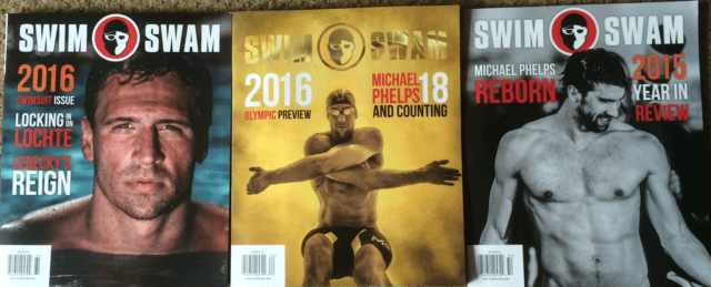 SwimSwam Magazine 3 issue featured image, 2015 Winter, 2016 Spring, 2016 Summer Issue