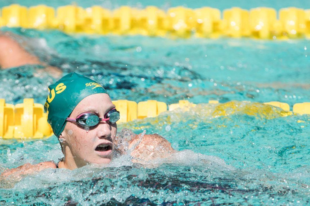 Madi Wilson Hits Lifetime Best, South Aussie 100 Free Record