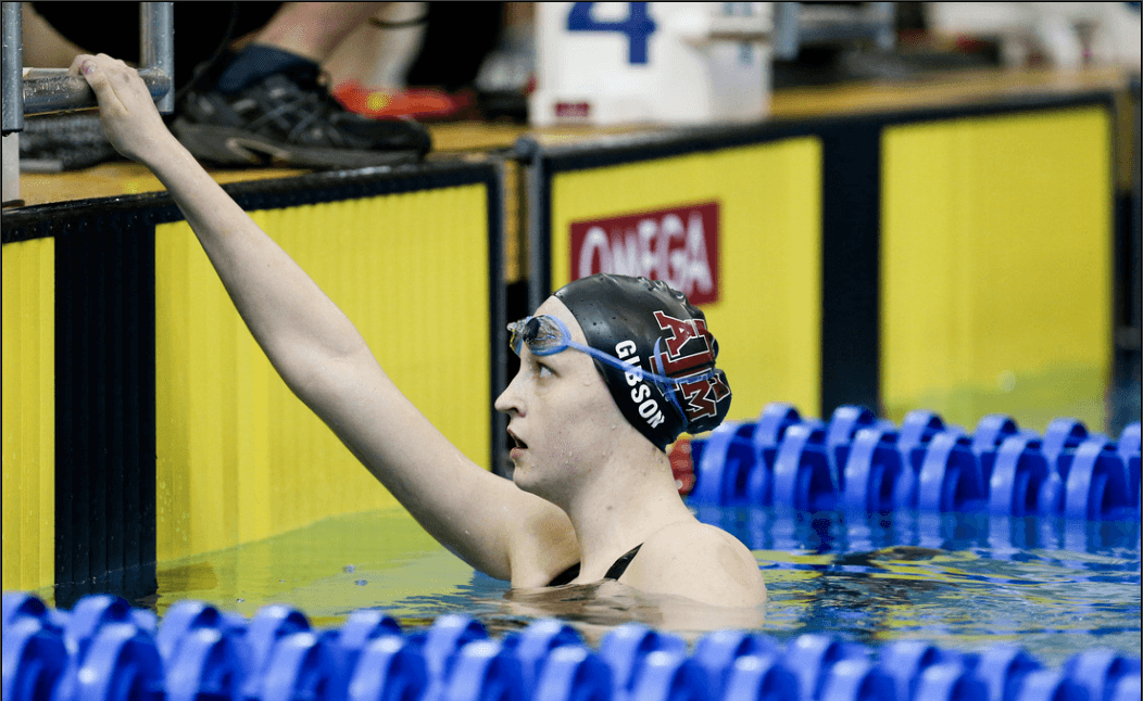 Sarah Gibson Sets SEC Meet Record with 50.7 100 Fly