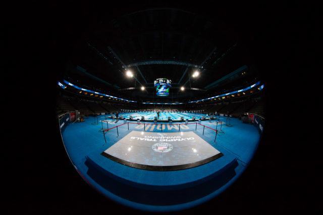 2016 US Olympic Trials venue, courtesy of Tim Binning, theswimpictures.com