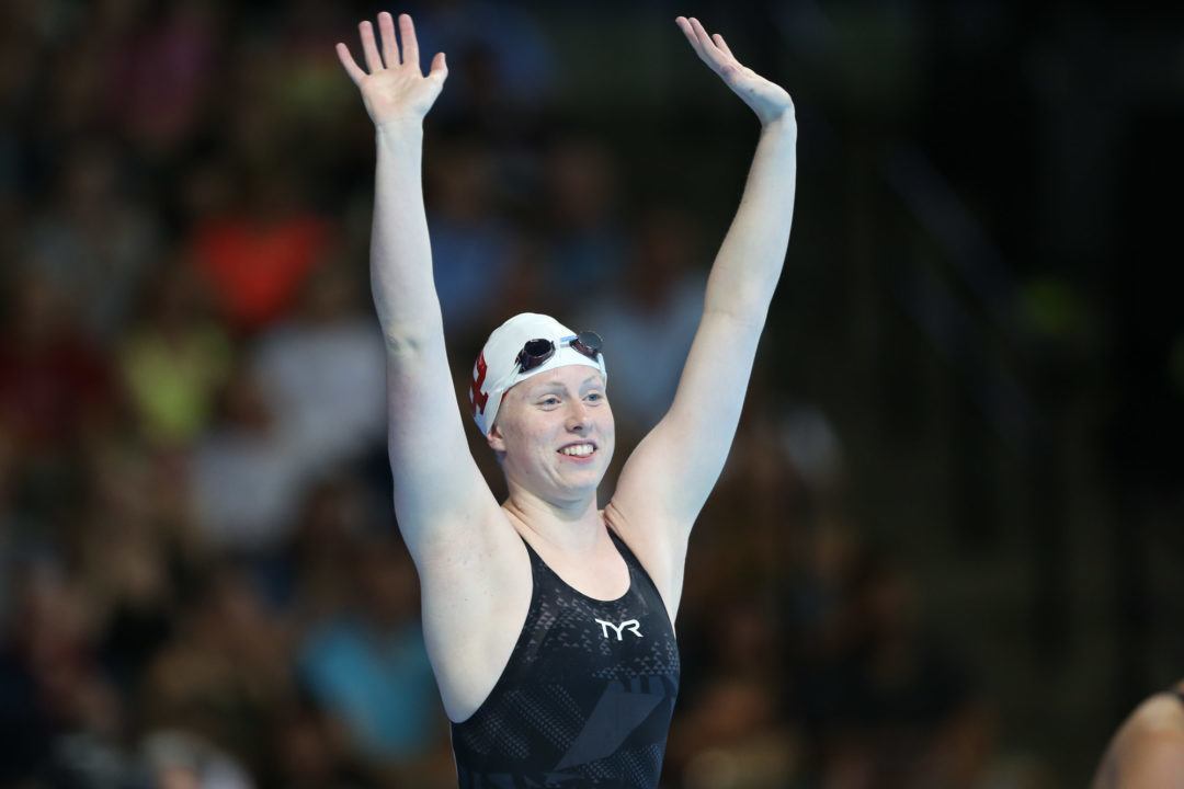 Lilly King Breaks Olympic Record, Wins Heated 100 Breast Final