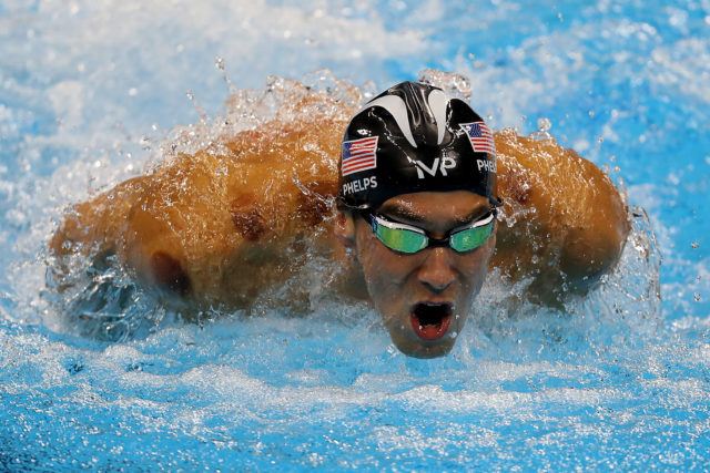 Michael Phelps. Finais da natacao no OAS. Jogos Olimpicos Rio 2016. 09 de Agosto de 2016, Rio de Janeiro, RJ, Brasil. Foto: Vitor Silva/SSPress