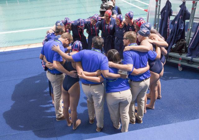 USA Water Polo - Women - USA vs China - 2016 Olympic Games in Rio. Photo courtesy of Jeff Cable/USAWP