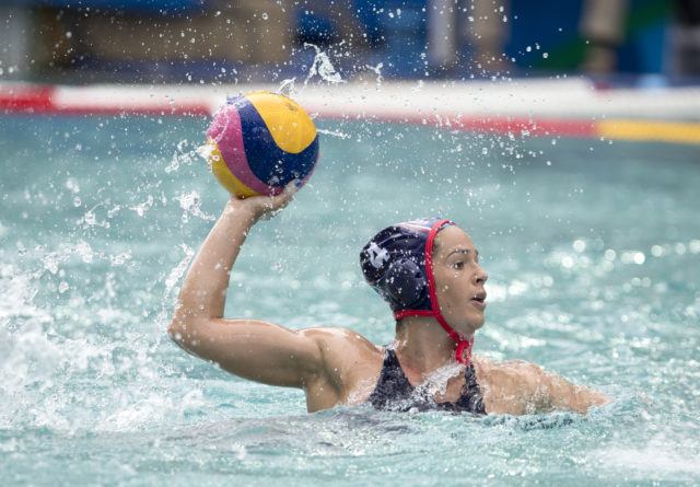 Rachel Fattal - USA Water Polo - Women - USA vs China - 2016 Olympic Games in Rio. Photo courtesy of Jeff Cable/USAWP