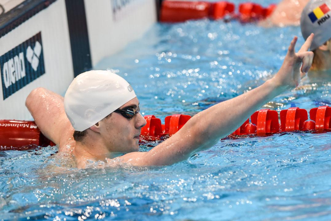 Tarasevich consigue una marca de potencial olímpico en 100 espalda
