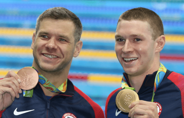 Olympic Medals - David Plummer - Ryan Murphy - 2016 Olympic Games in Rio -courtesy of simone castrovillari