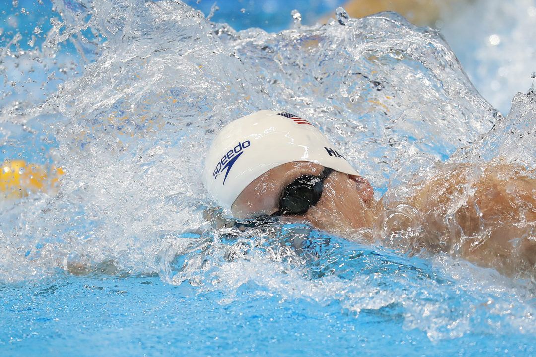 Townley Haas Splits 1:44.14, Tied for 6th-fastest in History