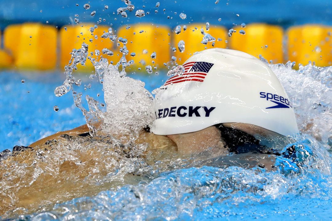 Katie Ledecky’s World Record 800 Freestyle Gold (Race Video)