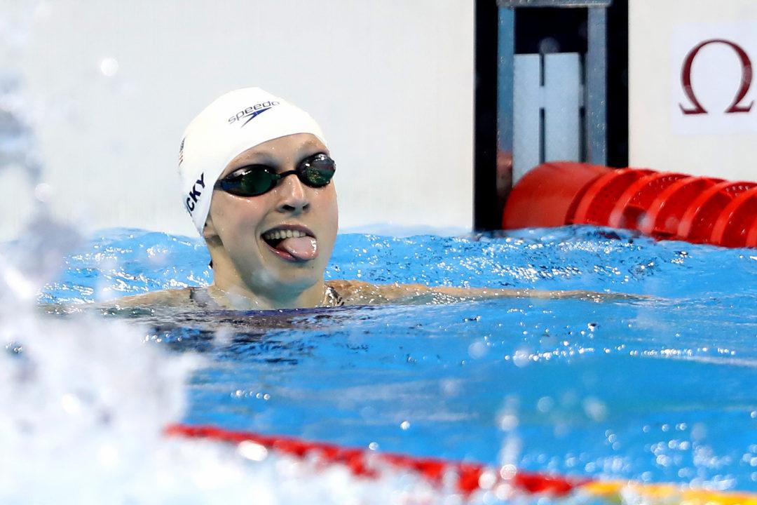 Ledecky Scorches NCAA, American Records with 4:25.15 500 Free