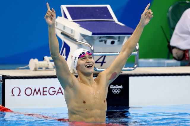 Sun Yang - 2016 Olympic Games in Rio -courtesy of simone castrovillari