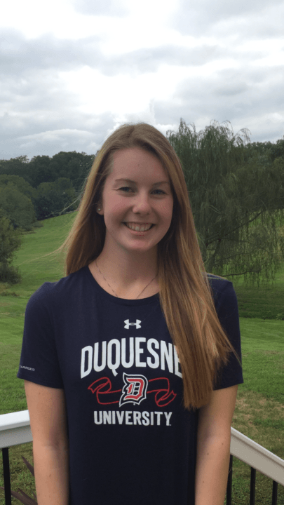 Pennsylvania Backstroker Emma Brinton Gives Verbal to Duquesne