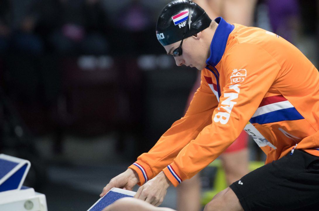 Dutch Speedster Jesse Puts Tries Out Trojan Swim Club