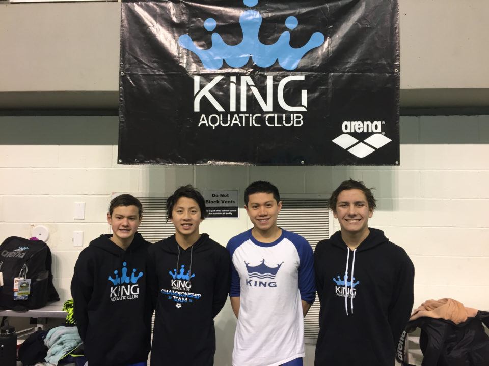 KING Boys Break 13-14 NAG Record in 400 Medley Relay
