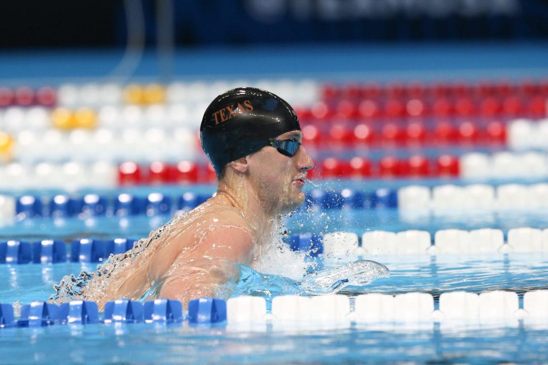 Emory’s Andrew Wilson Continues to Climb Breaststroke Top Times Lists