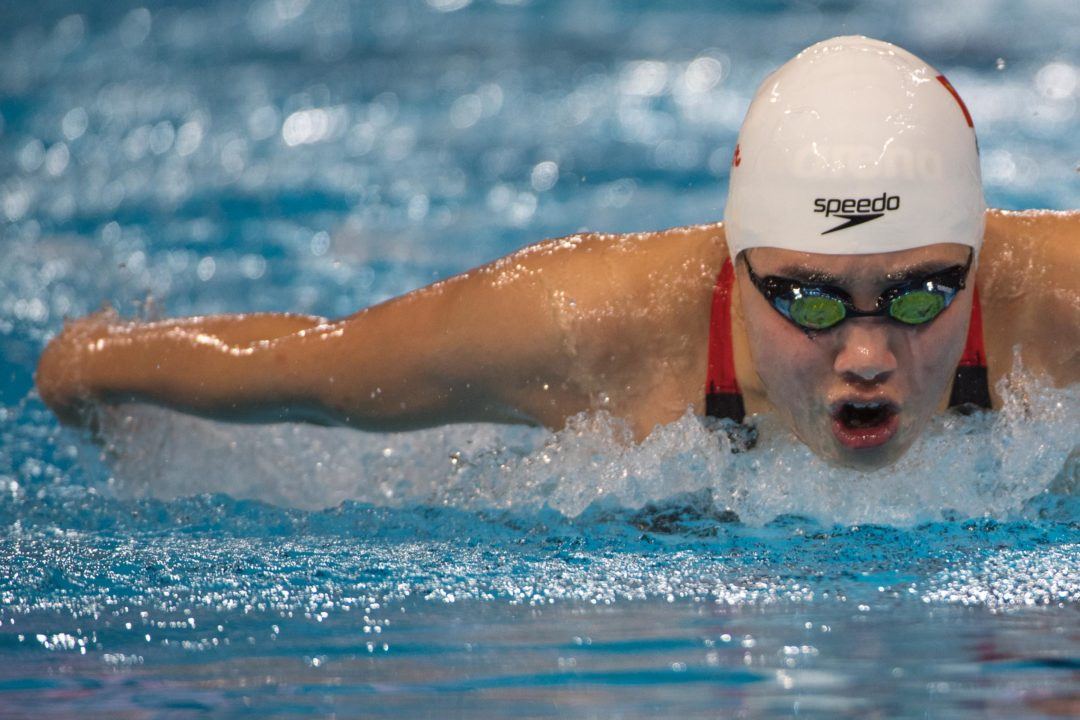 Zhang Yufei Fires Off 55.62 100 Fly Asian Record, #2 All-Time Performer