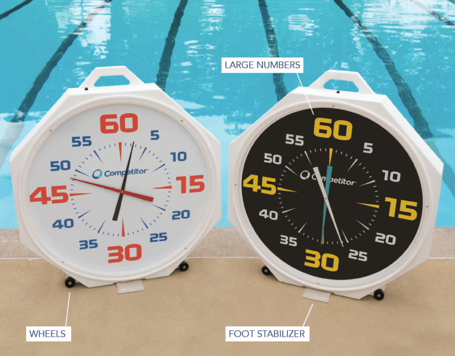 Competitor Swim® Releases New 37-Inch Pace Clock