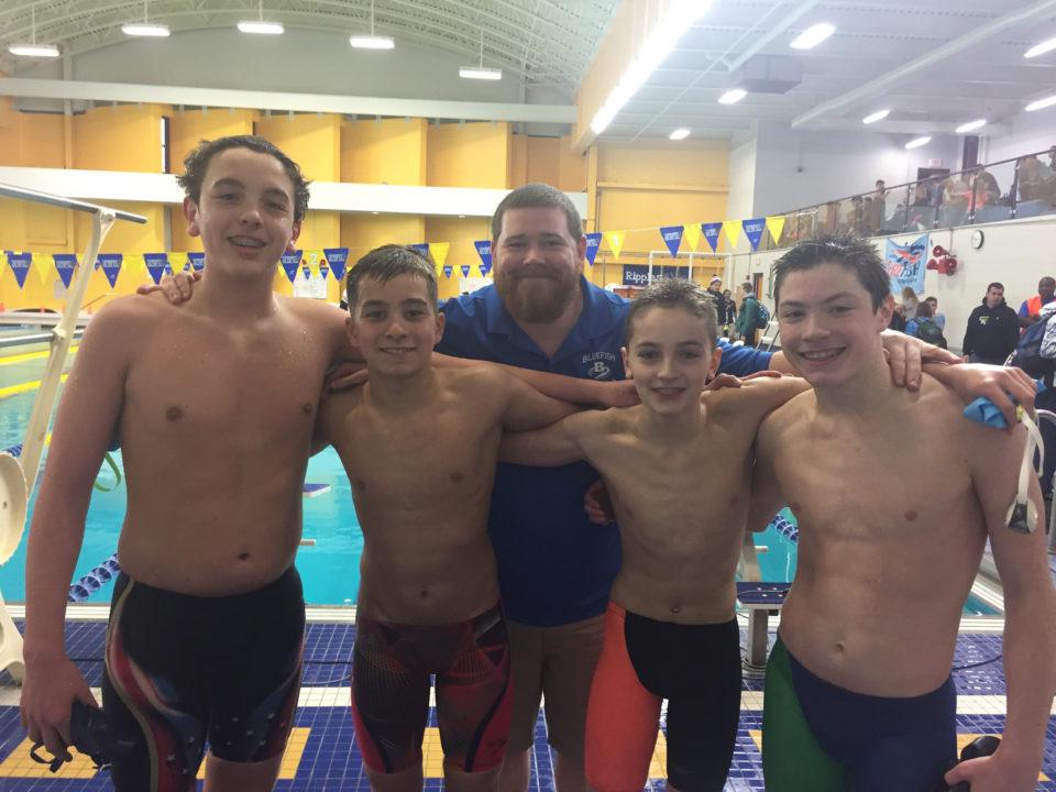 Bluefish Swim Club Crushes 11-12 National Age Group Relay Record