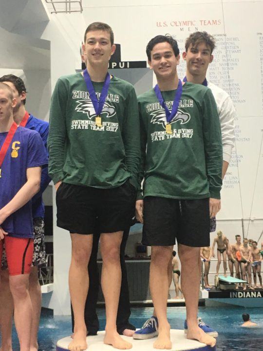 Zionsville (IN) Breaks National HS Record in 200 Medley Relay