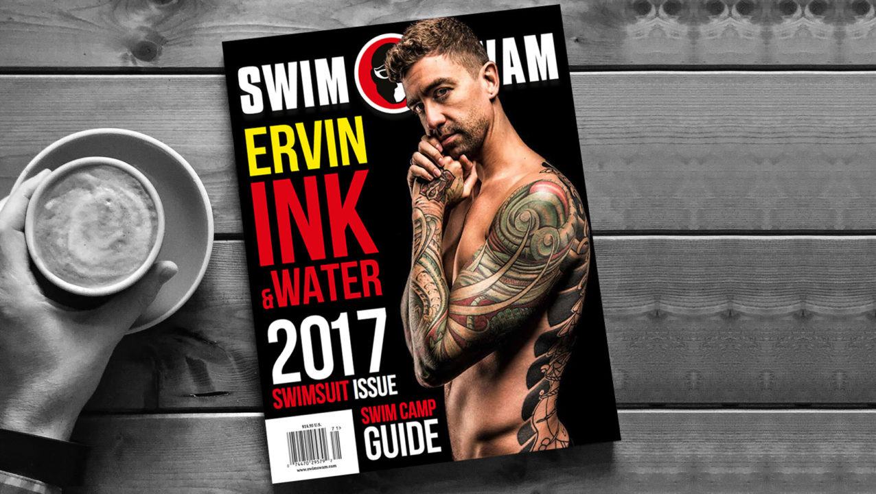 Get SwimSwam Magazine’s Tattoo Issue with the Anthony Ervin Cover