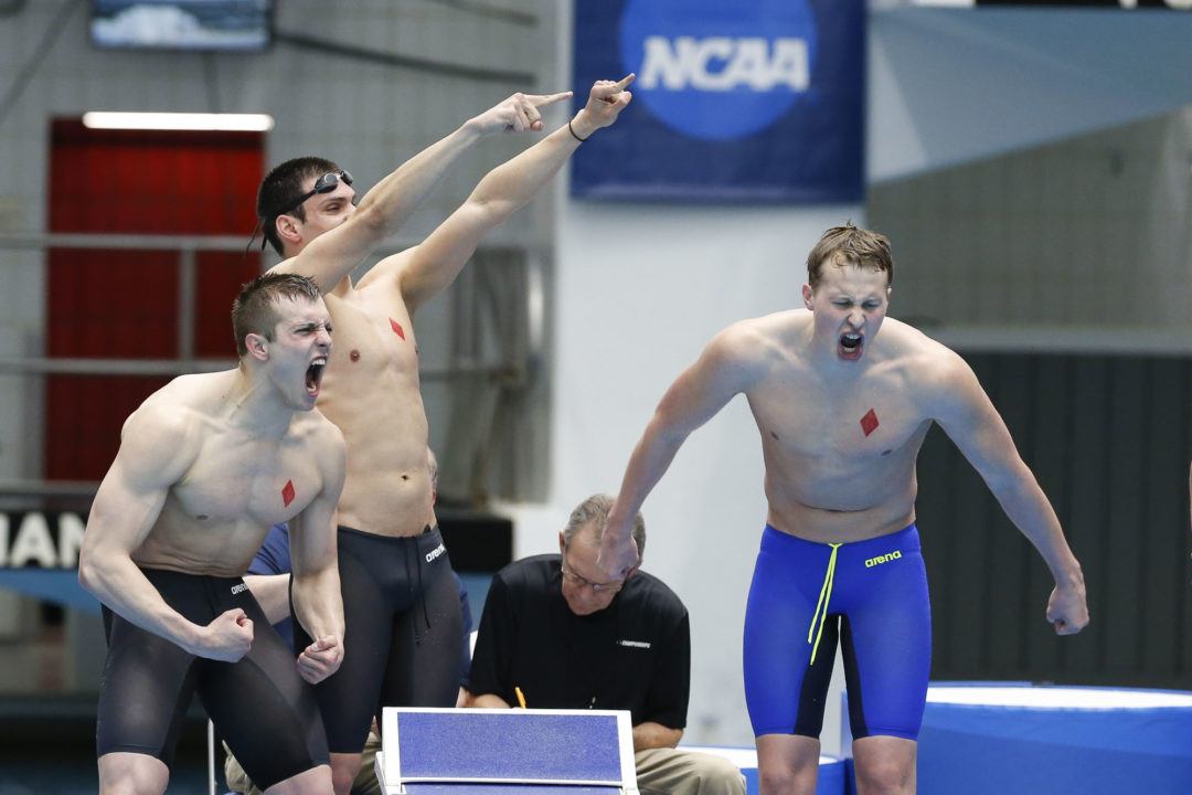 NC State Breaks 2:45, Sets U.S. Open Record in 400 Free Relay Prelims