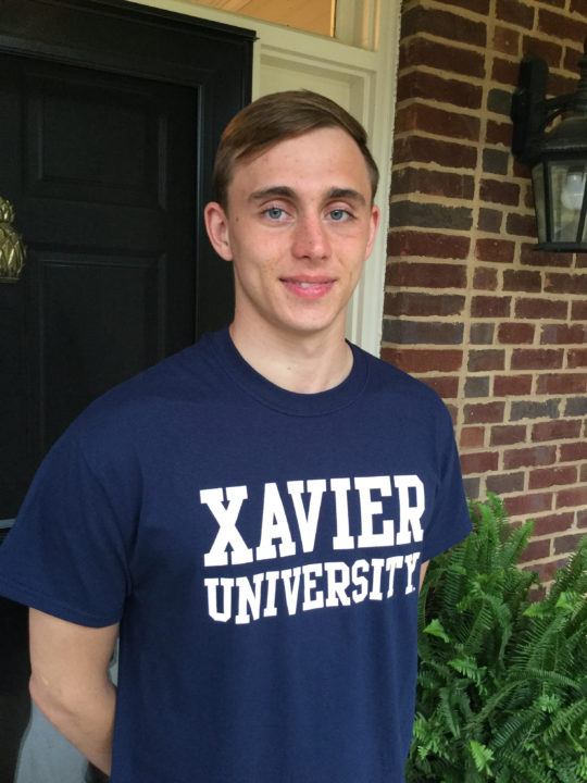 South Carolina 5A State Champ Brian Loos to Swim for Xavier University