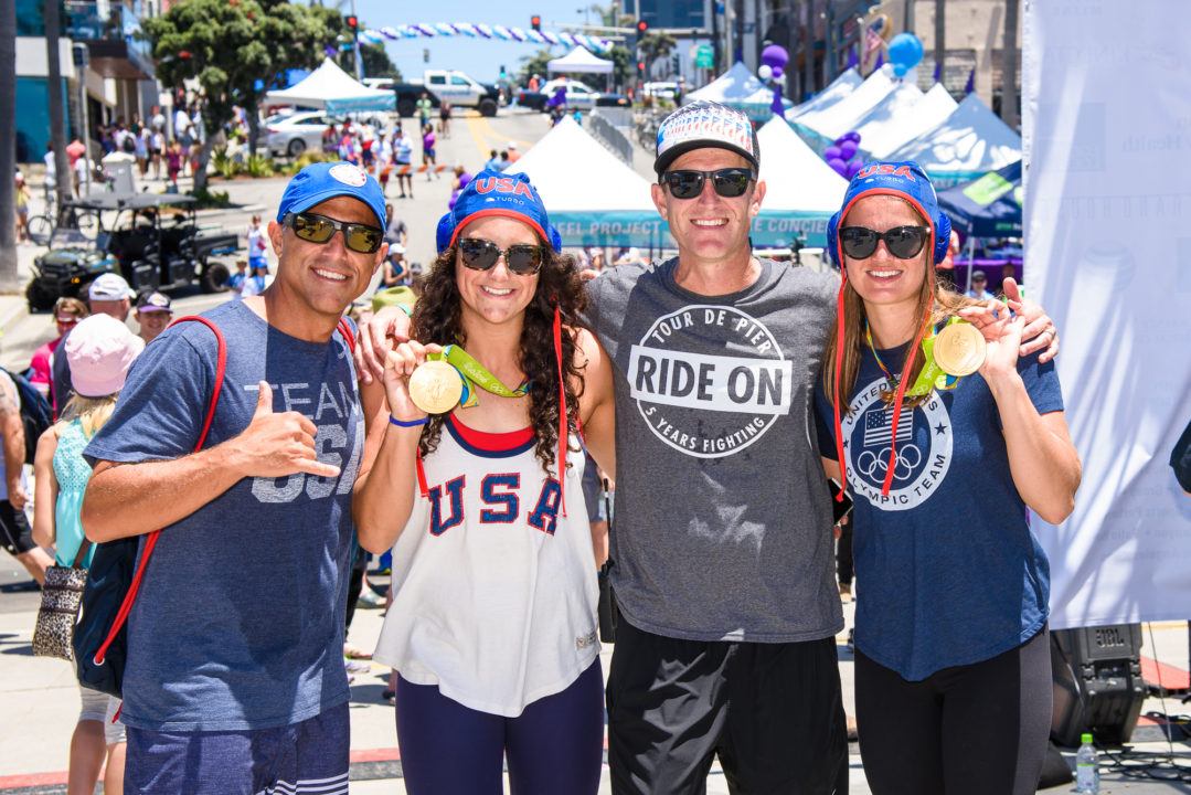 U.S. Water Polo Gold Medalists Participated In The 5th Tour de Pier