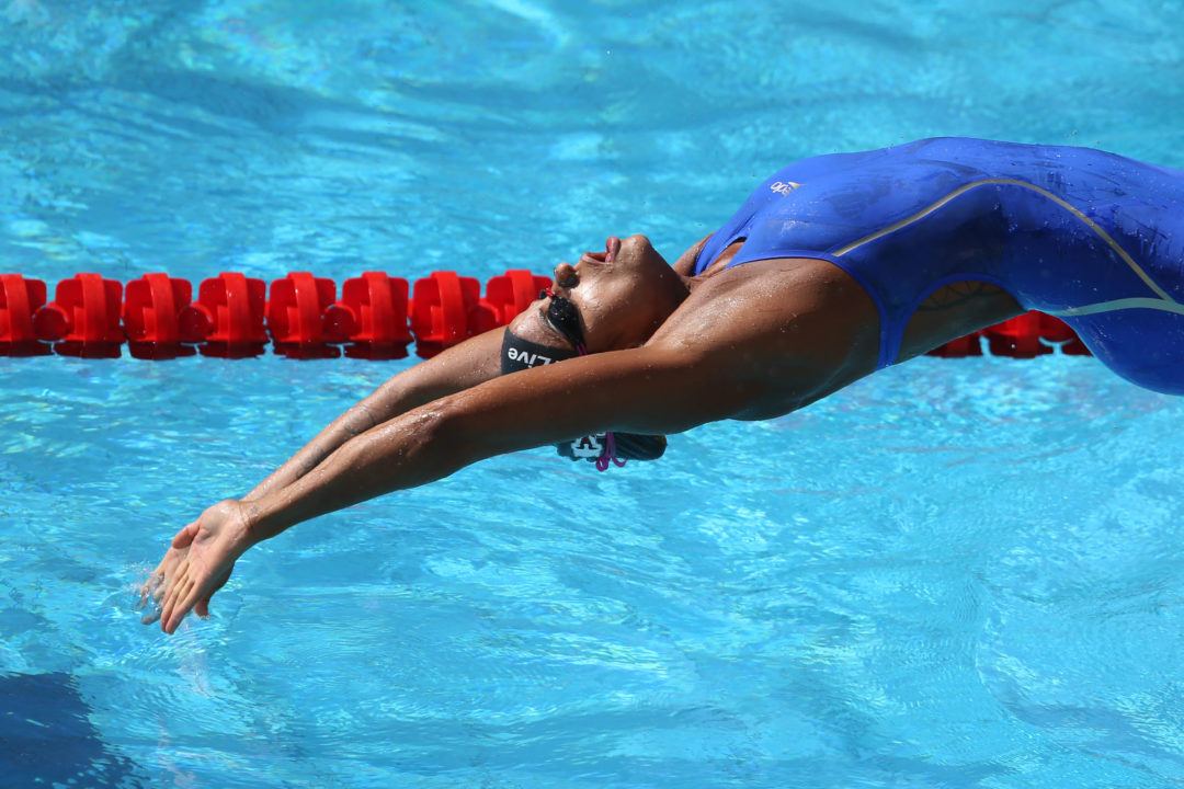 Svetlana Chimrova Swims 57.7 in 100 Fly at World Military Championship