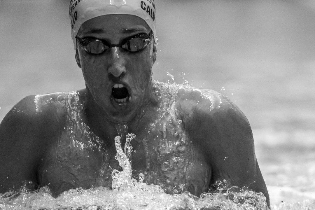 Calvillo Swims Season Best; Indiana Men, Louisville Women Earn Wins