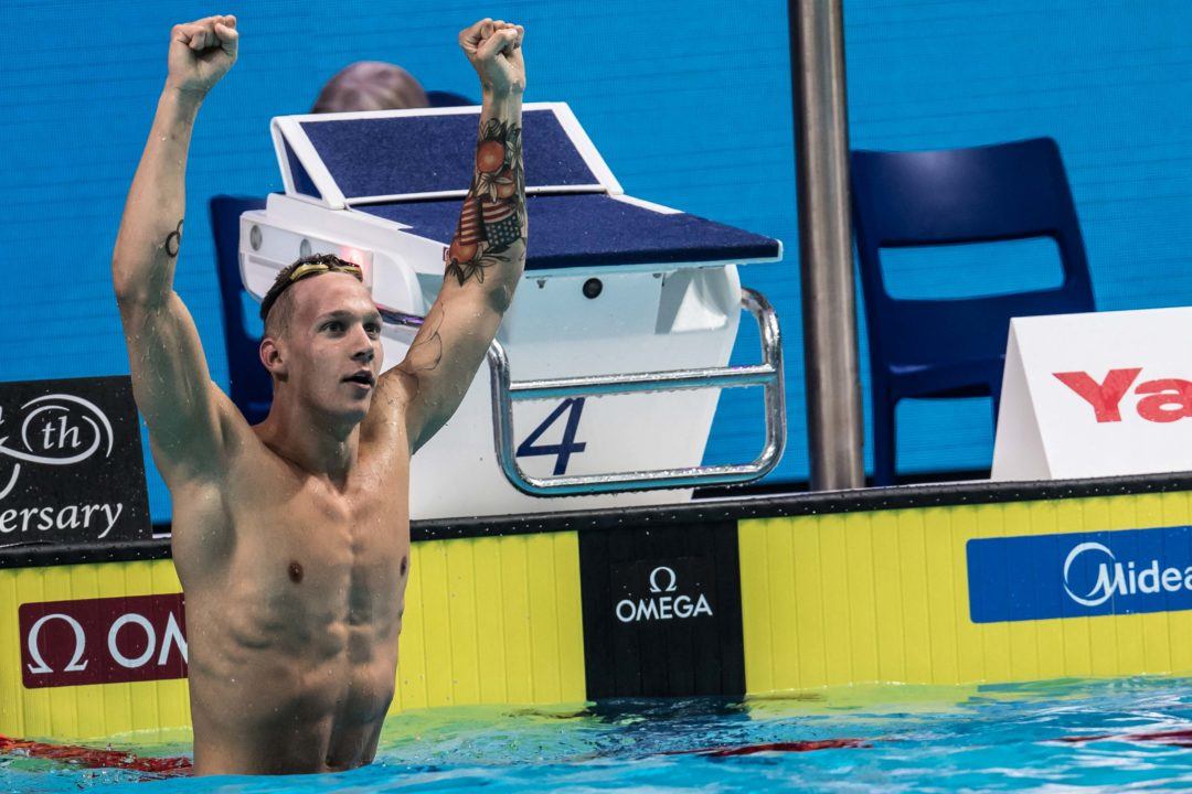 Caeleb Dressel Named FINA’s Male Swimmer of the Meet at 2017 Worlds
