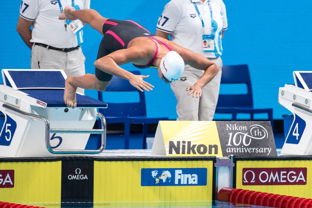 2 National Records for Charlotte Bonnet on Day 1 of French SC Nats