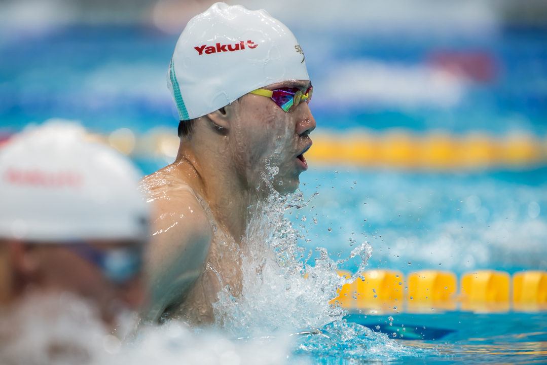 Qin Haiyang Rips 57.93 To Become Third Man Ever Under 58 Seconds In 100 Breast (Video)