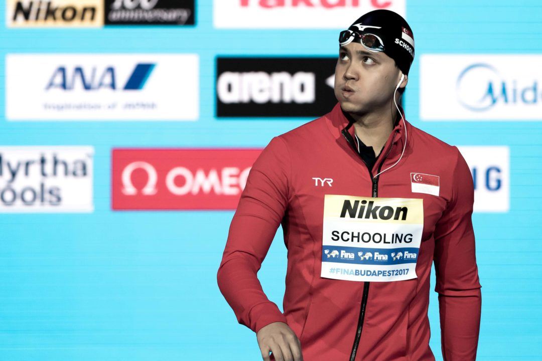 Joseph Schooling Banned From Competition After Confessing to Cannabis Use