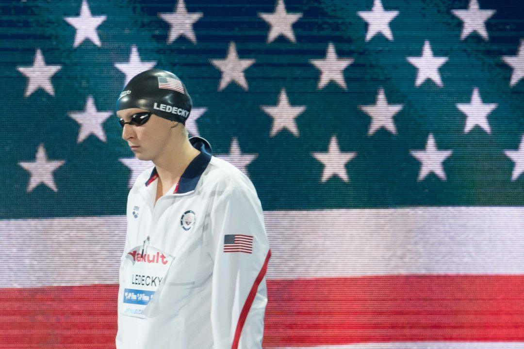 Katie Ledecky Ties Missy Franklin with 11th LC World Championship