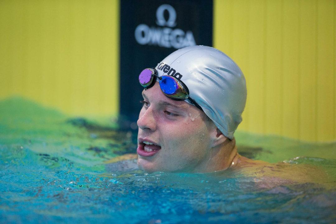 Matthew Klotz Breaks Deaf Swimming World Record in 100 Back