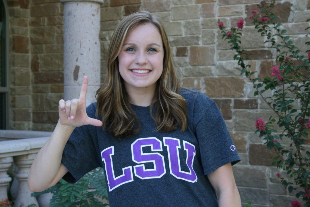 NTRO Backstroker Brittany Thompson Makes Verbal Commitment to LSU