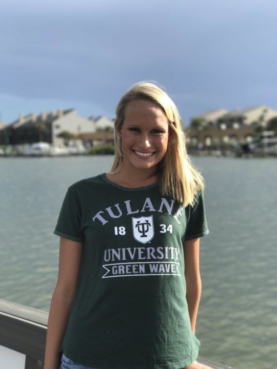 Florida Distance Freestyler Noa Heron Verbally Commits to Tulane