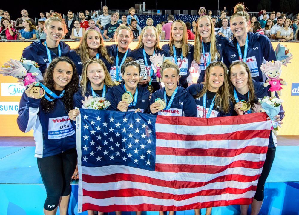 USA Women Defeat Spain to Win 5th Worlds Water Polo Title