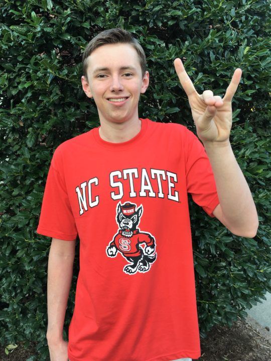 Verbal from SwimMAC’s Curtis Wiltsey Will Bolster NC State’s Distance Crew