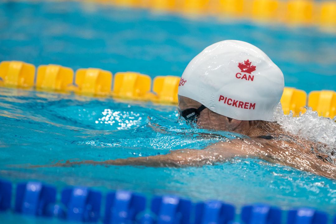 Pickrem’s 2:24 200 Breast Highlights Day 1 of Canadian Nationals