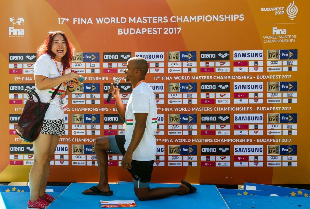 US Masters National Champion Proposes on the Podium at Worlds