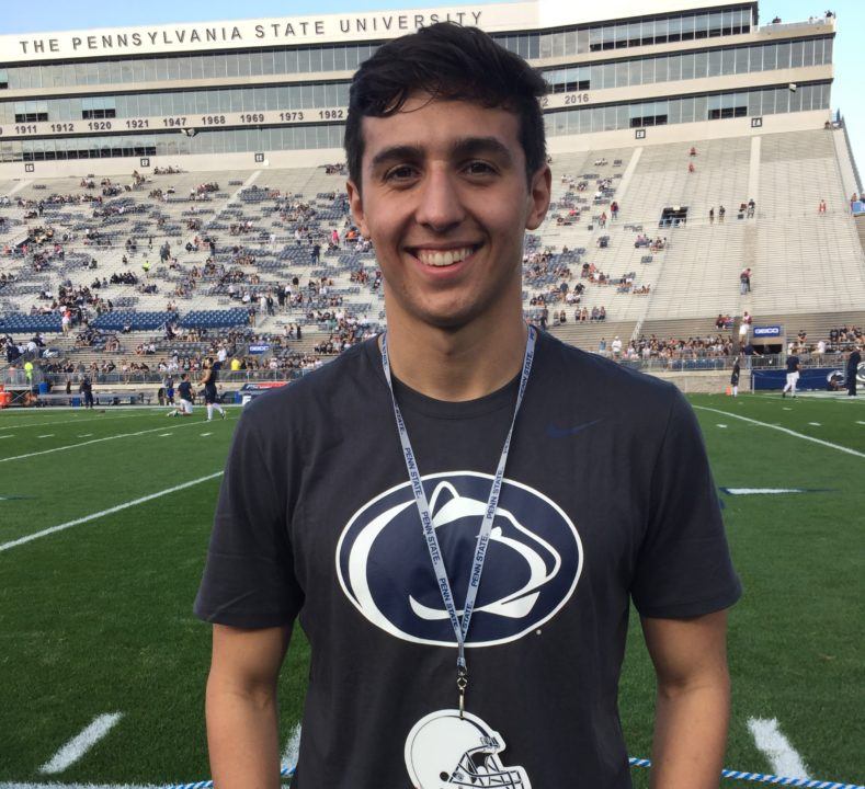 SwimMAC’s Teddy Perelli Hands Verbal Commitment to Penn State Nittany Lions