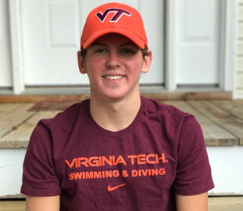 In-state Distance Freestyler Brennen Doss Verbally Commits to Virginia Tech