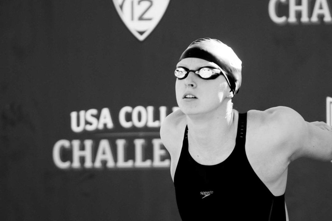 WATCH: Katie Ledecky Swim Mid-Season 3:59 in 400 Yard IM