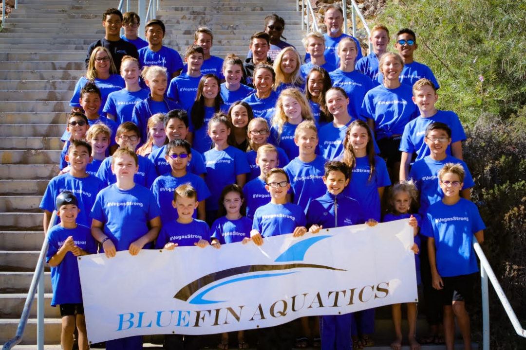 BlueFins Aquatics Ran #VegasStrong Fundraiser To Help Shooting Victims