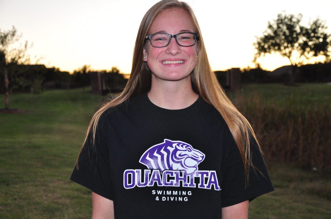 Backstroker/Flyer Sydney Parker Commits to Ouachita Baptist