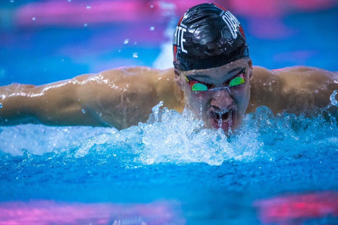 Ohio State’s Michael Salazar Named Big Ten Male Swimmer Of The Week